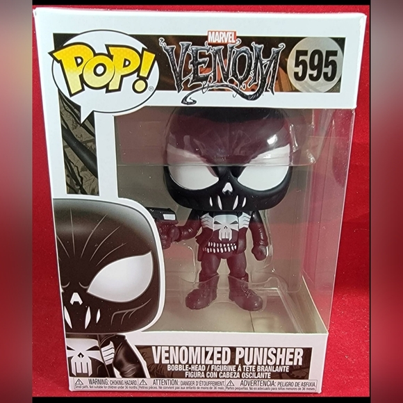 Venomized punisher funko # 595 (nib) With pop protector - Picture 2 of 7